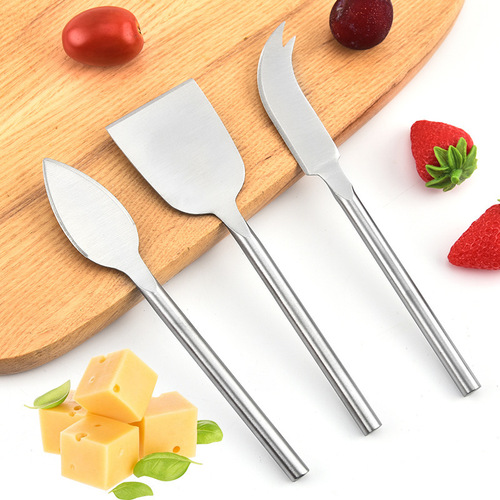 Manufacturer wholesale cheese tools, butter knife, cheese knife, household cheese cutting set, cheese knife three-piece set
