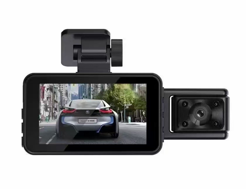 Driving Recorder 3inch Three-Record Wifi Vehicle Monitoring Night Vision Hd Camera Cardvrcam Cross-Border New Model