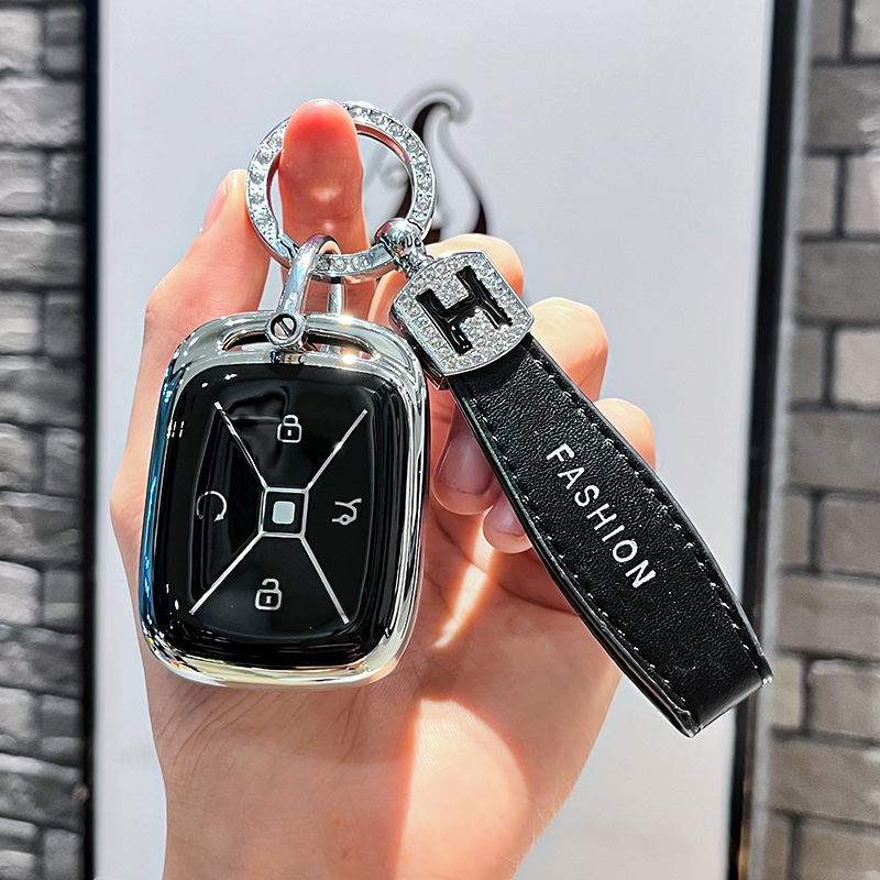 Suitable for 26 models of Arcfox T1 key cases, BAIC ARCFOX Arcfox T1 new energy vehicle remote control protective shell with buckle