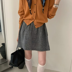 苏珊 2025韩系减龄百搭半身裙女小众温柔风秋季新款短裙TW716