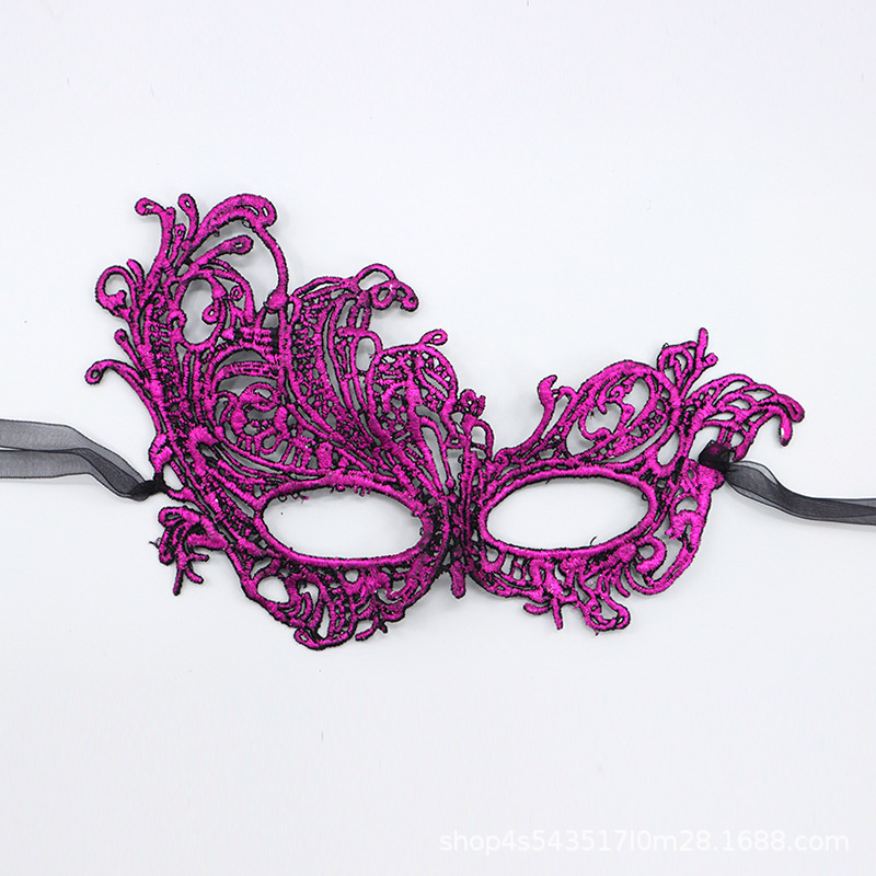 Ventas transfronterizas calientes de Halloween máscaras de encaje de Phoenix máscaras de rendimiento de máscaras sexuales de la reina