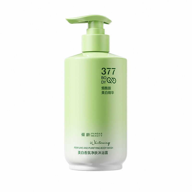 Gel de Ducha Blanqueador Qingling con Niacinamida y Esencia de Vitamina C para Blanquear, Iluminar, Hidratar y Suavizar la Piel, Fabricante de Fragancias de Lujo