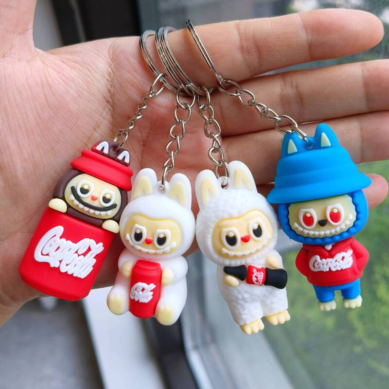 漫画立体キーホルダーコーララブブペンダントラブブキーホルダー人形クレーンゲーム幼稚園ギフト|undefined