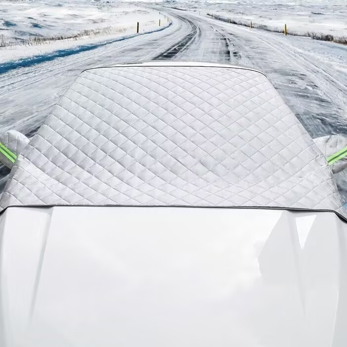 Cross-border car snow cover, car cover, half cover, thickened Oxford cloth, sun protection, rainproof, sunshade, snow cover
