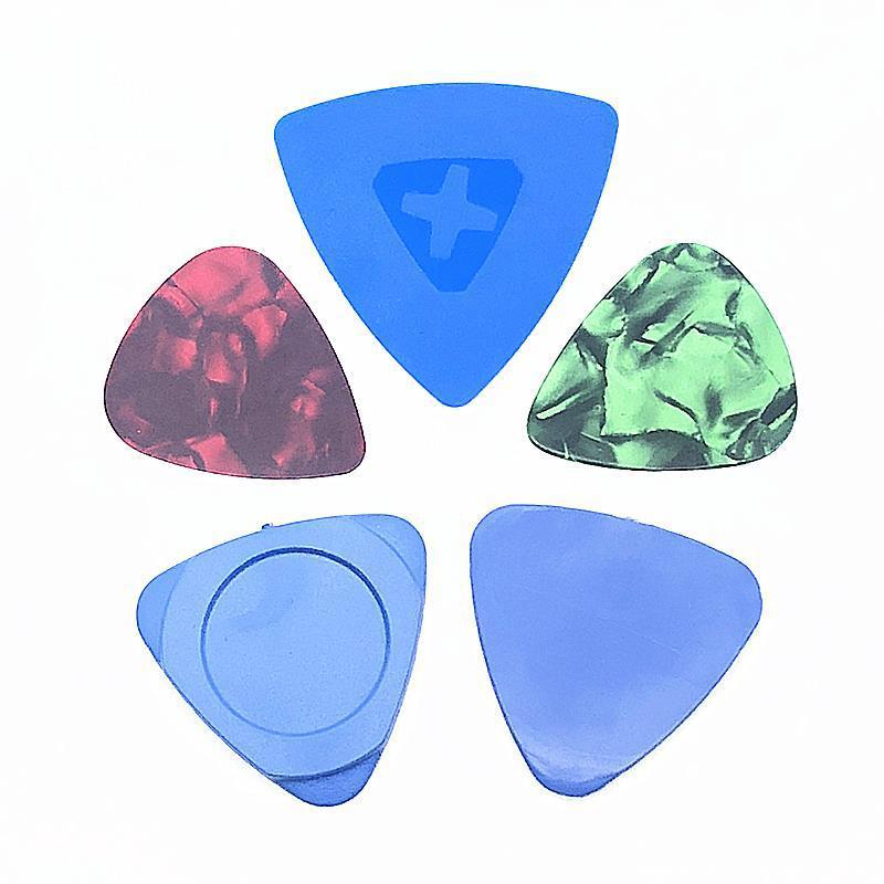 手机拆壳拆卸撬片彩色混色拨片厚款三角片吉他拨片 赛璐璐拨片