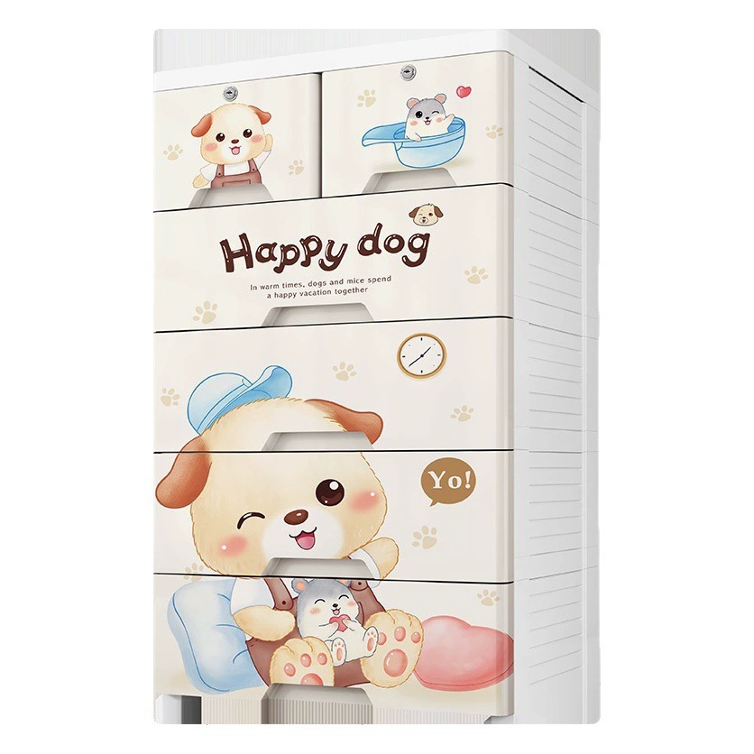 Шкаф для хранения выдвижного типа маленький пользователь мультяшный шкаф для хранения аренда квартиры многослойный пластиковый шкаф для отделки детской одежды