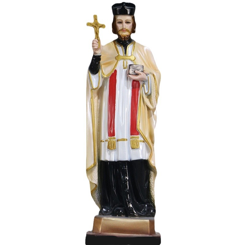 50cm transfronterizos San Francisco Sabillo estatuas de la iglesia de la casa decoración de la figura principal sala de estar