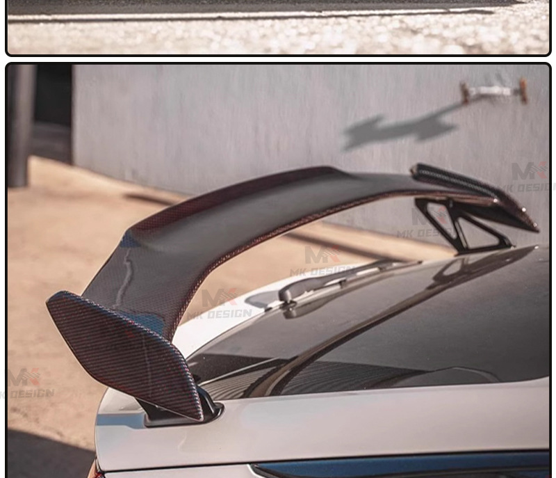 Suitable for Honda Civic Fl5 Modified Carbon Fiber Md Model Large Rear Wing Spoiler Fixed Wing