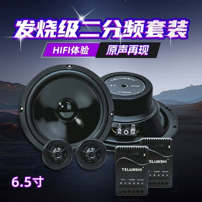 Source Factory Two-Way Speaker Set Car Audio Speaker 6.5inch Two-Way Full-Range Tweeter Speaker