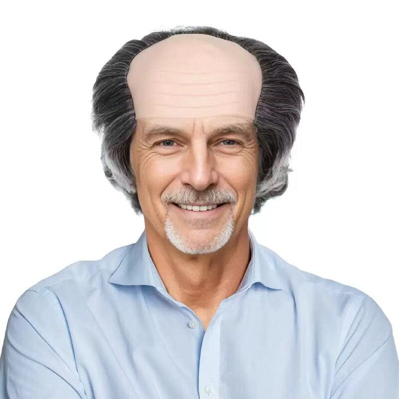 Independent Cross-Border Halloween Hot-Selling Elderly Wig Mask Headgear Props and Accessories Amazon Old Man Grandpa Character Independent Cross-Border Halloween Hot-Selling Elderly Wig Mask Headgear Props and Accessories Amazon Old Man Grandpa Character