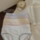 Cotton antibacterial lengthened crotch girls' cotton underwear mid-waist sweet seamless 7A antibacterial cotton girl briefs