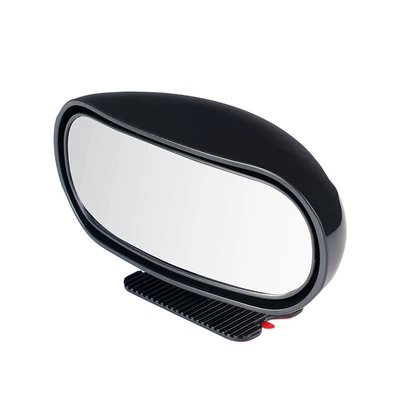 Car Reversing Rearview Mirror, Traceless Reversing Small Round Mirror, 360-Degree Adjustable Large Field of View Auxiliary Wide-Angle Blind Spot Mirror (Large field of view rear view auxiliary mirror) - single-pack