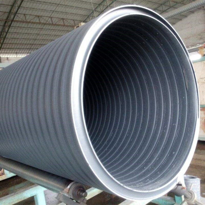 广东井筒管HDPE中空壁缠绕管中空壁井筒管塑料检查井连接管厂家