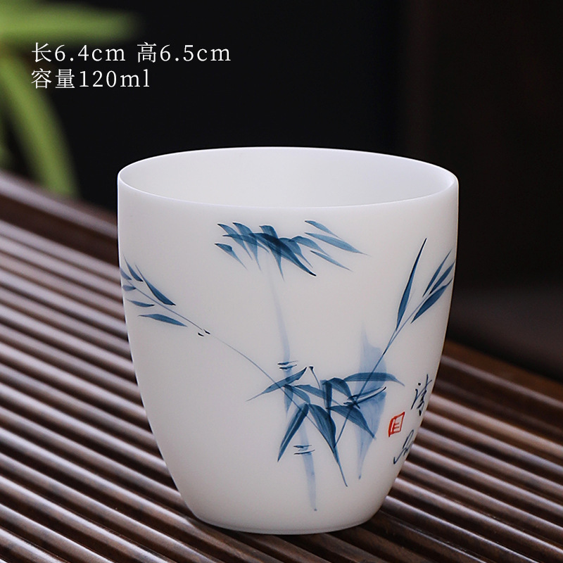 목련 컵-푸구이 대나무