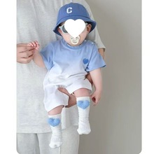 婴儿短袖夏季衣服6个月3宝宝夏装连体衣超萌韩系婴幼儿满月百天夏