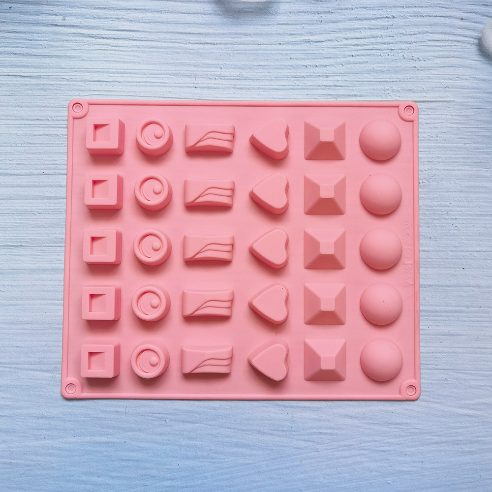 30 6 grupos de molde de silicona semicircular 121 pastel helado pudín molde de postre jabón utensilios