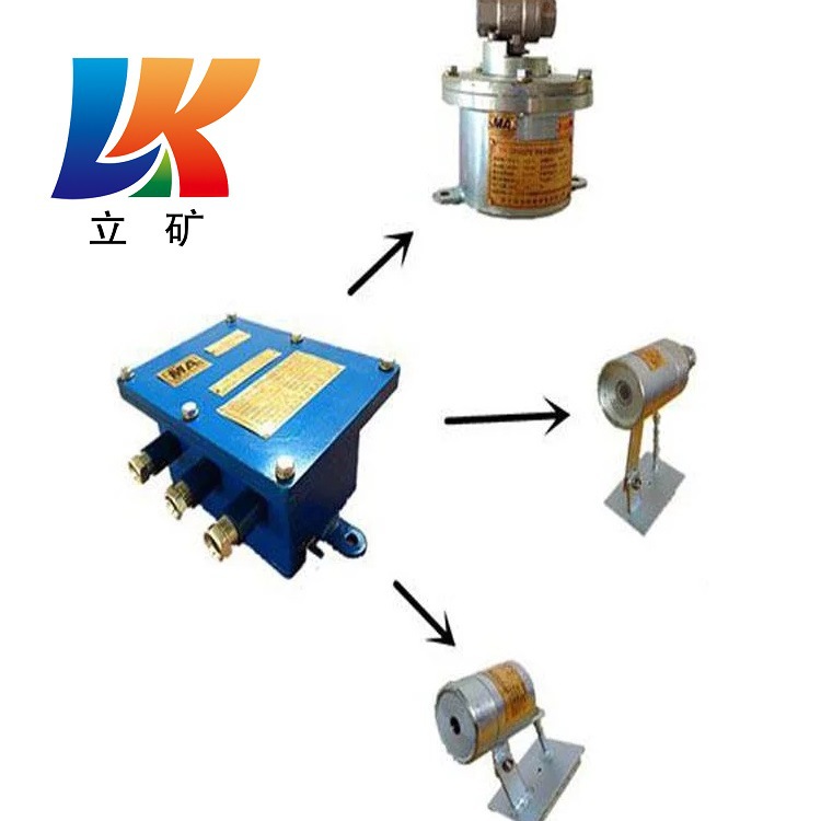 ZP127自动洒水传感器 大巷喷雾降尘装置皮带转载点喷雾降尘装置