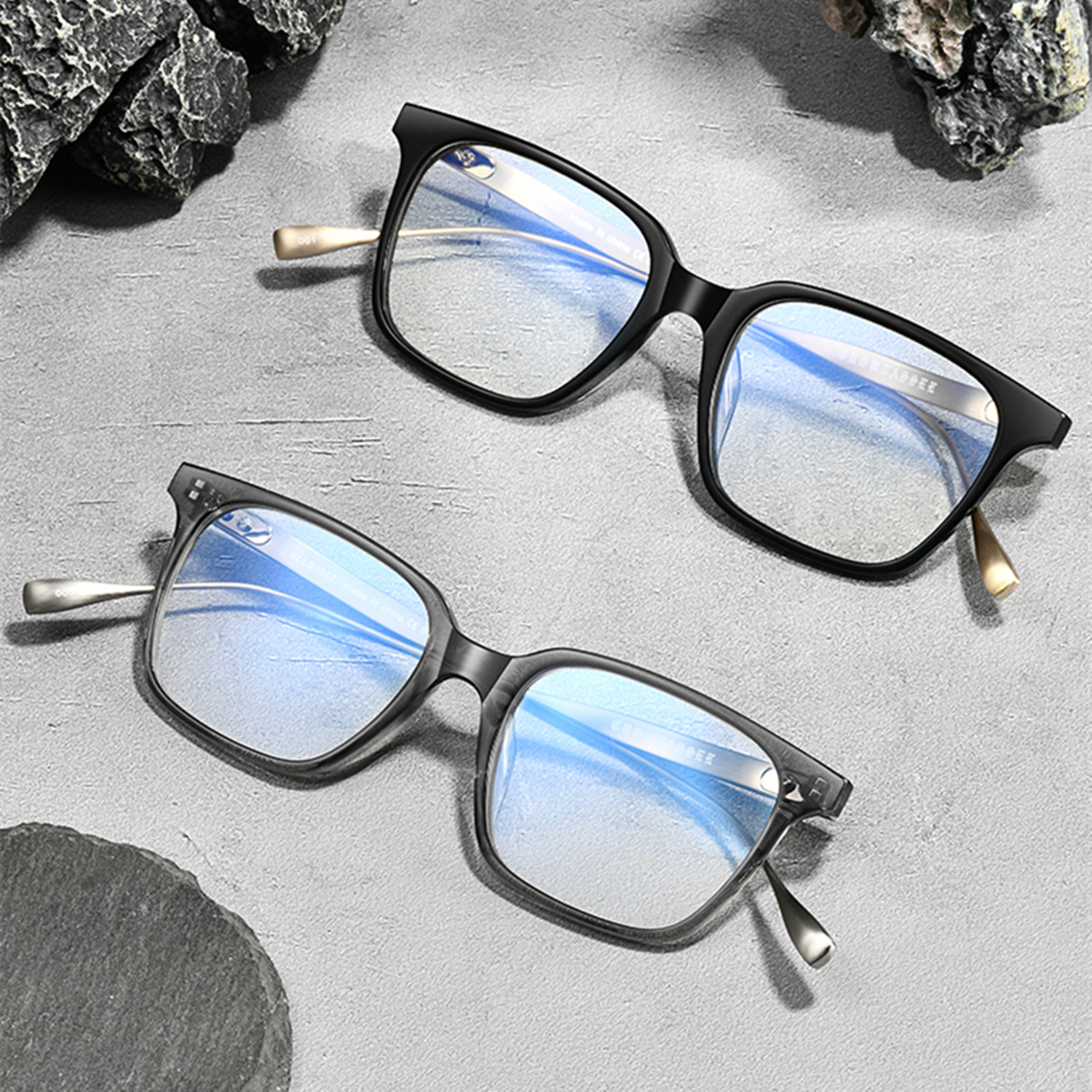 Personalized classic tortoiseshell women's flat glasses without makeup large frame glasses frame can be equipped with prescription lenses