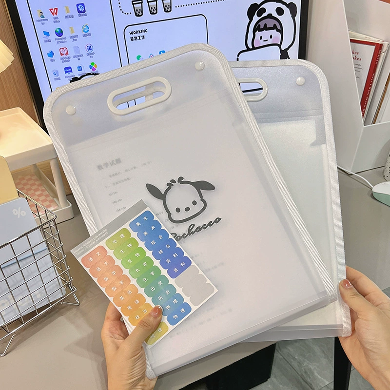 4 портативные папки-аккордеоны для студентов для хранения тестовых бумаг, большая вместимость и красивая информация о тестовых бумагах.