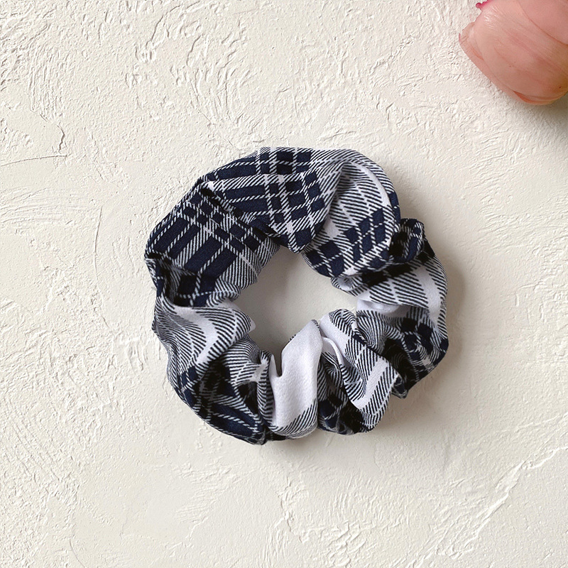 Arco de mariposa encaje intestino anillo de cabello de niña estilo pastoral de alto nivel flor de cabello cuerda de cabello bufandas cuadradas cuerda