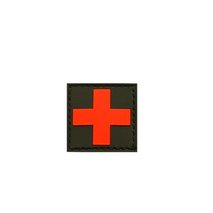 PVC sticker 38*38cm black and red PVC sticker medical bag universal label sticker PVC wear-resistant medical bag accessories