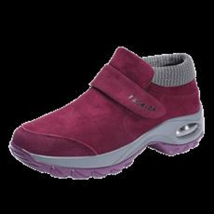 Cross-border supply of autumn and winter leather fleece-lined warm women's shoes thick bottom thickened sneaker casual cotton shoes wholesale soft bottom