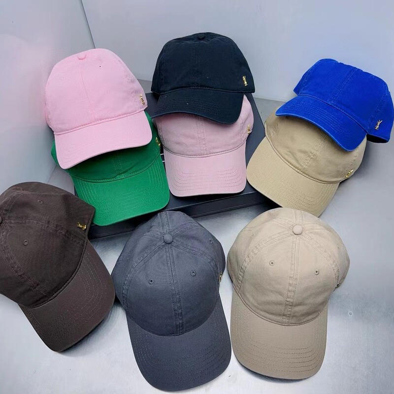 New Casual Joker Metal Label High Quality Korean Style Fashion Couple Style Shown Face Small High Face Value Baseball Cap