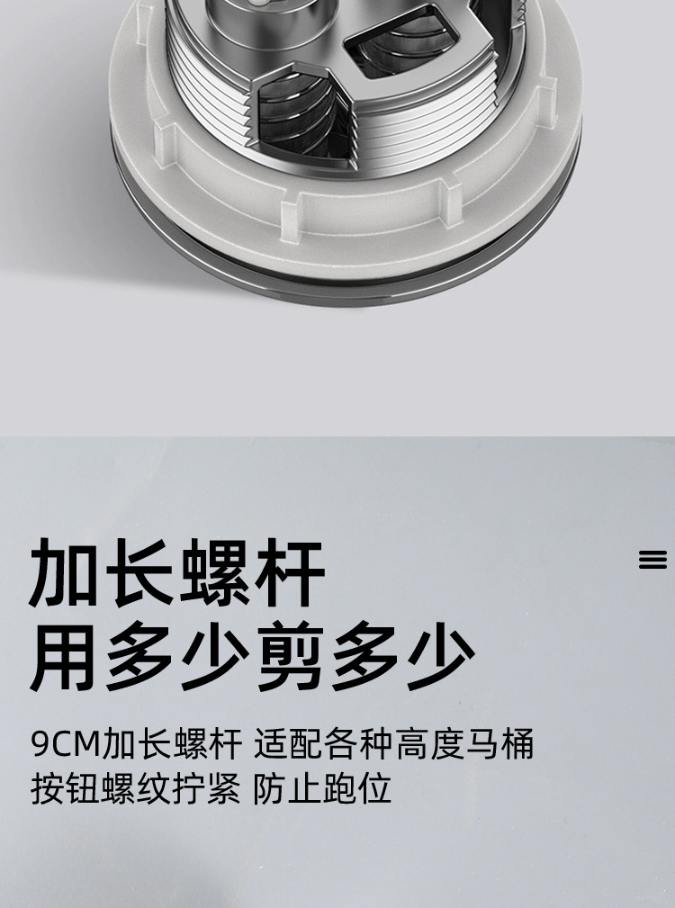 Toilet tank, double-button flush, toilet bowl, circular button, toilet bowl accessories, free shipping on Amazon undefined
