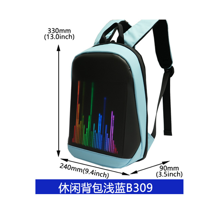 光粒子led背包系列跨境大容量硬壳酷炫恶魔之眼钢铁侠骑士双肩包|undefined