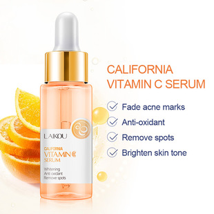 Laiko California Vitamin C Essence 30ml Moisturizing and Replenishing English Packaging Cross-Border Supply Manufacturer Wholesale