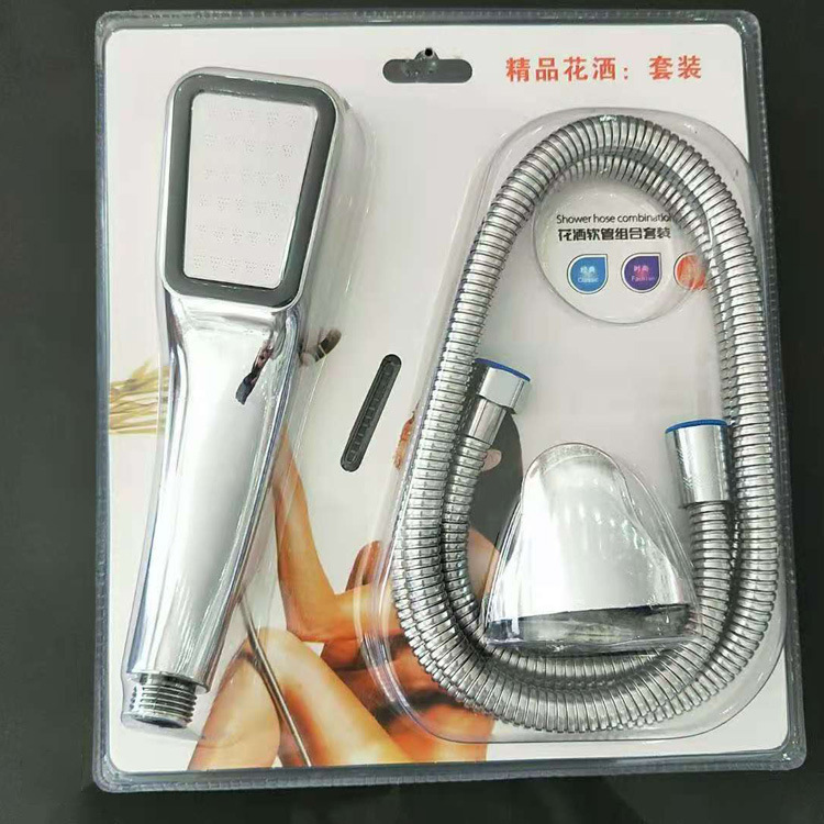Bathroom pressurized shower head set, household complete shower hose, bathroom three-piece set, bath accessories wholesale undefined