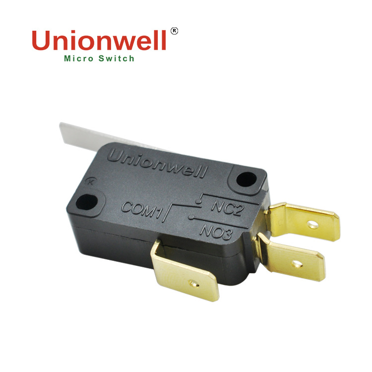 Unionwell玩具枪直柄微动开关 电饭煲3脚微动开关 洗车机微动开关