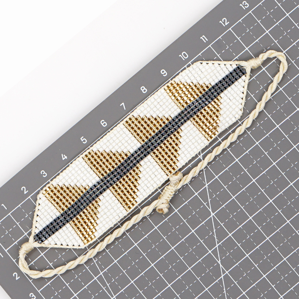 Simple Style Geometric Glass Bracelets
