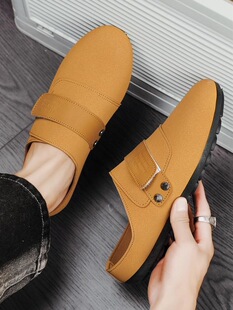 P 87252 Buckle slip on casual clogs ������_���e��Ь