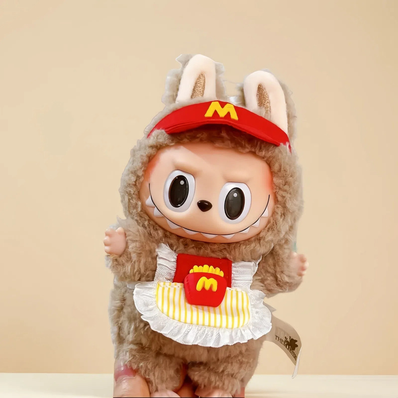 10 センチメートルベビー服卸売かわいい綿人形ドレスアップアクセサリーミニ帽子シェフ帽子エプロンセット|undefined