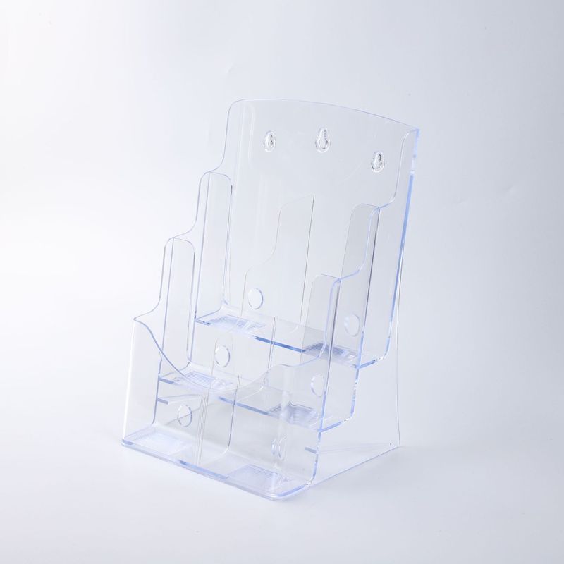 A4A5 多層プレキシガラスデータラックデスクトップカタログプロモーションラック A6 オフィス装飾アクリル広告ラック|undefined