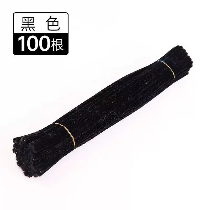 Воротящиеся стержни (Changsheng) 30 см плюшевые проволочные палочки, набор 100 шт для рукоделия