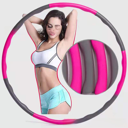 Manufacturer direct supply hula hoop with new design removable foam hula hoop for children and adults 8 sections hula hoop wholesale