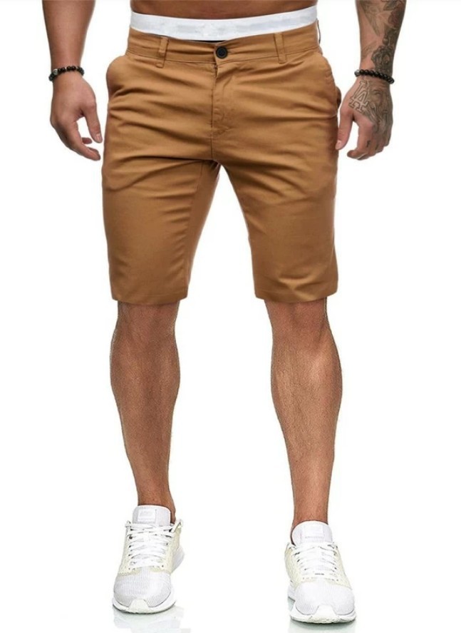 Mens Chino Shorts Casual Cotton Stretch Half Pant Cargo Combat Shorts Stylish - Picture 14 of 19