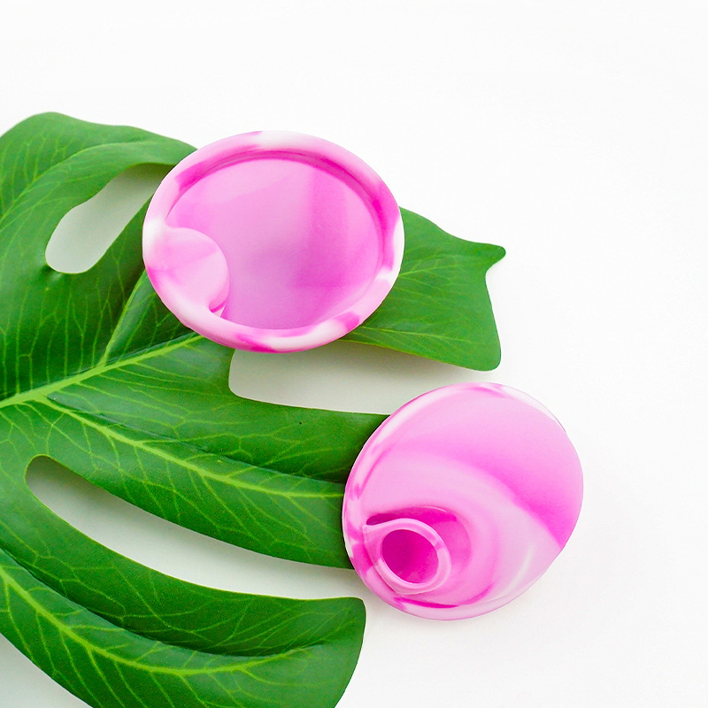 L 흰색 보라색* 월경 디스크