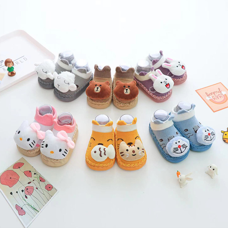 New cartoon baby floor socks non-slip le...