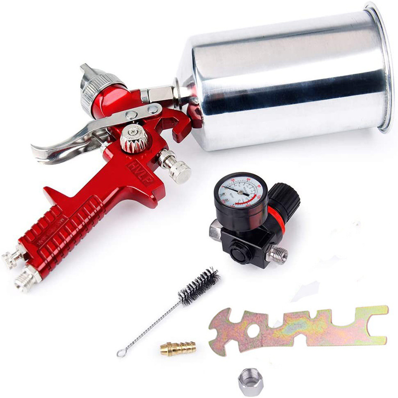 Suministro directo transfronterizo de alta atomización PISTOLA DE PULVERIZACIÓN olla pistola H827 muebles coche imprimación pistola pintura spray pistola traje de pistola