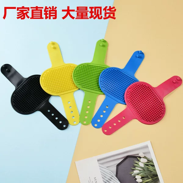 Multifunctional Silicone Pet Comb Dog Bathing Brush Massage Gloves Cat Hair Removal Comb Table Leg Scratching Artifact