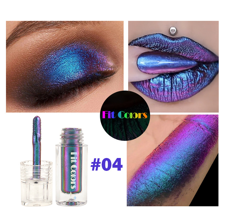 Fit Colors Optical Chameleon Eyeshadow Liquid, Light-changing high-gloss film-forming Eyeshadow Liquid Lip Gloss undefined