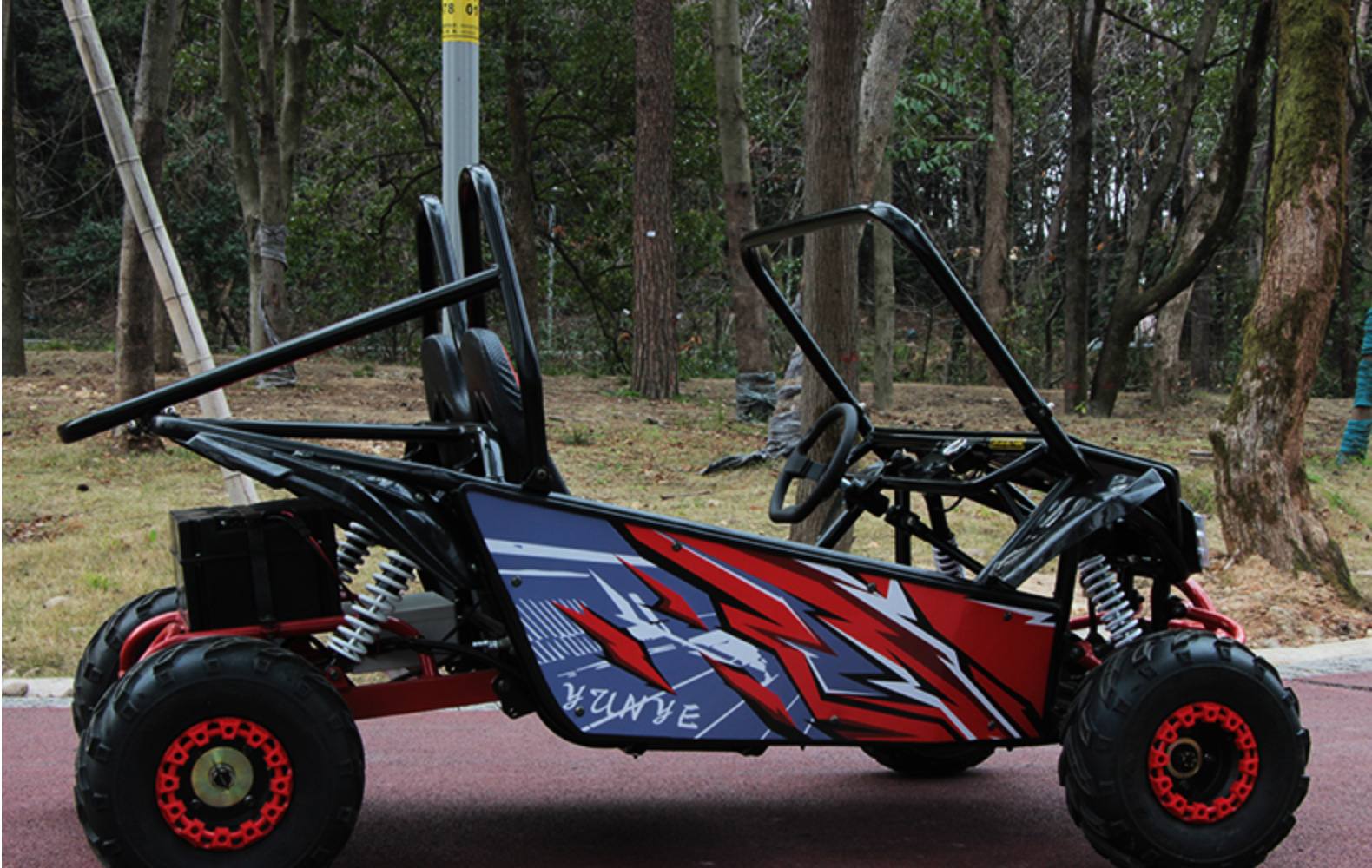 Parent-Child Two-Seater Go-Kart, Atv, Four-Wheel Off-Road Motorcycle, All-Terrain Vehicle, Electric Two-Seater Venue Rental
