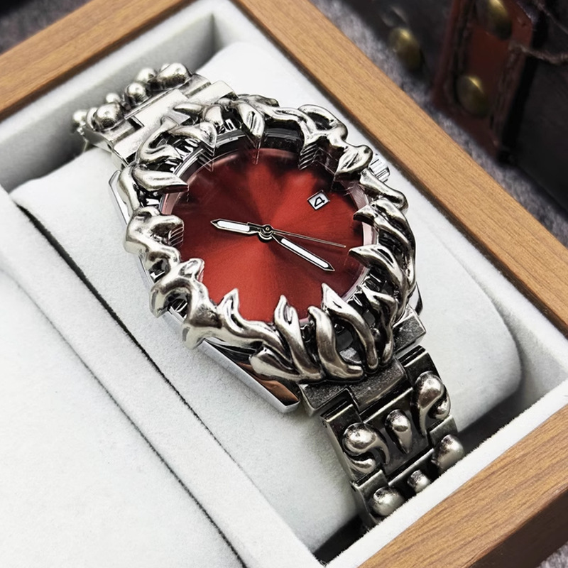 Claw Watch Alabaster High-End Retro Y2K Metal Irregular-Shaped High-End Ins Niche Watch Claw Watch Alabaster High-End Retro Y2K Metal Irregular-Shaped High-End Ins Niche Watch