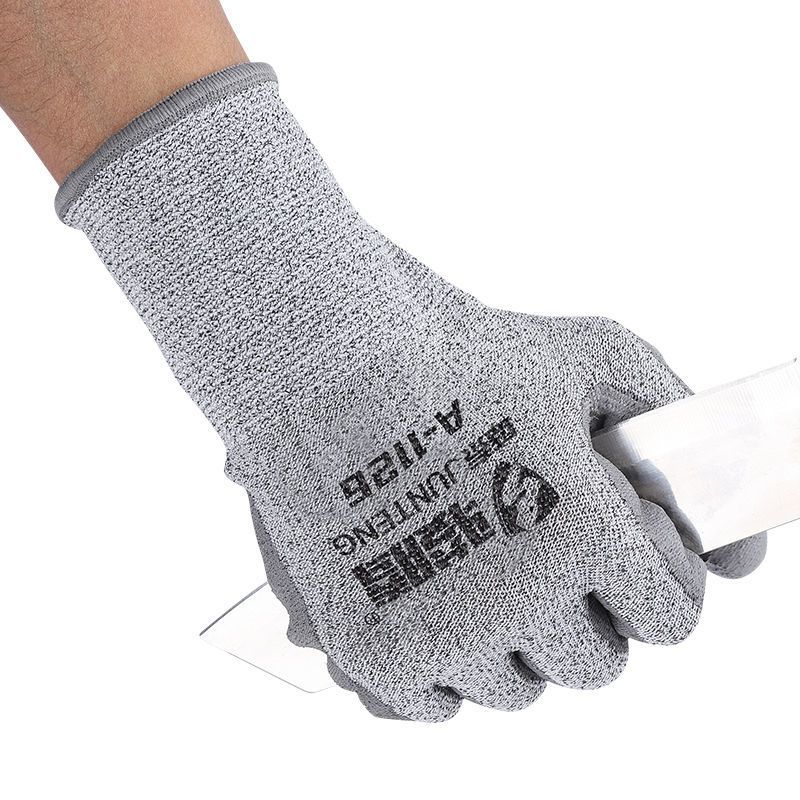 Guantes anti-corte 5 protección de trabajo de transporte de peces vidrio jardinería recorte anti-punchada anti-cuchillo fábrica de corte al por mayor