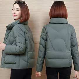 秋冬新款棉服女加厚百搭宽松无帽短款韩版大码长袖小外套