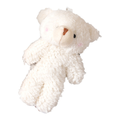 Factory Wholesale Blush Connected Bear Plush Toy Keychain Bag Decoration Figurine Festival Small Gift