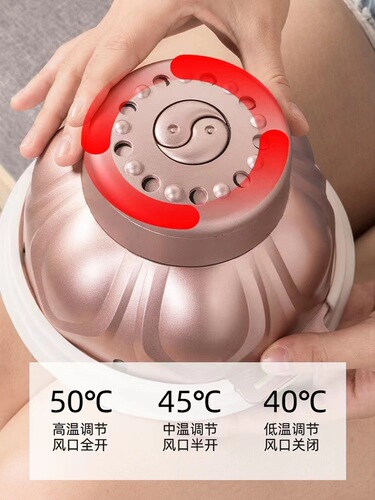 Manufacturer wholesale breast palace moxibustion, hanging gourd moxibustion moxibustion jar, chest portable moxibustion, waist and abdominal moxibustion smokeless moxibustion box
